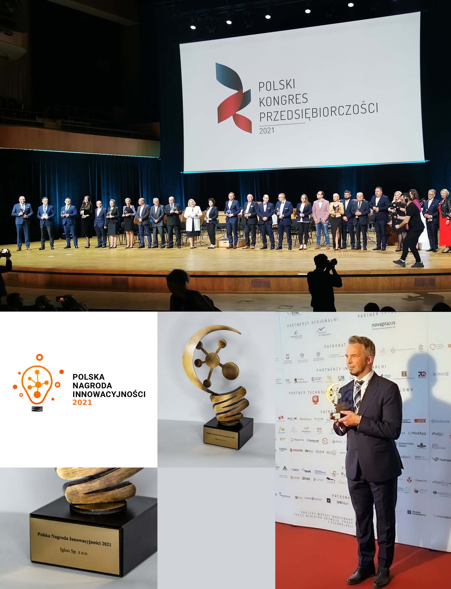 Мы рады сообщить, что IGLOO был удостоен награды Polish Innovation Award 2021 !!!