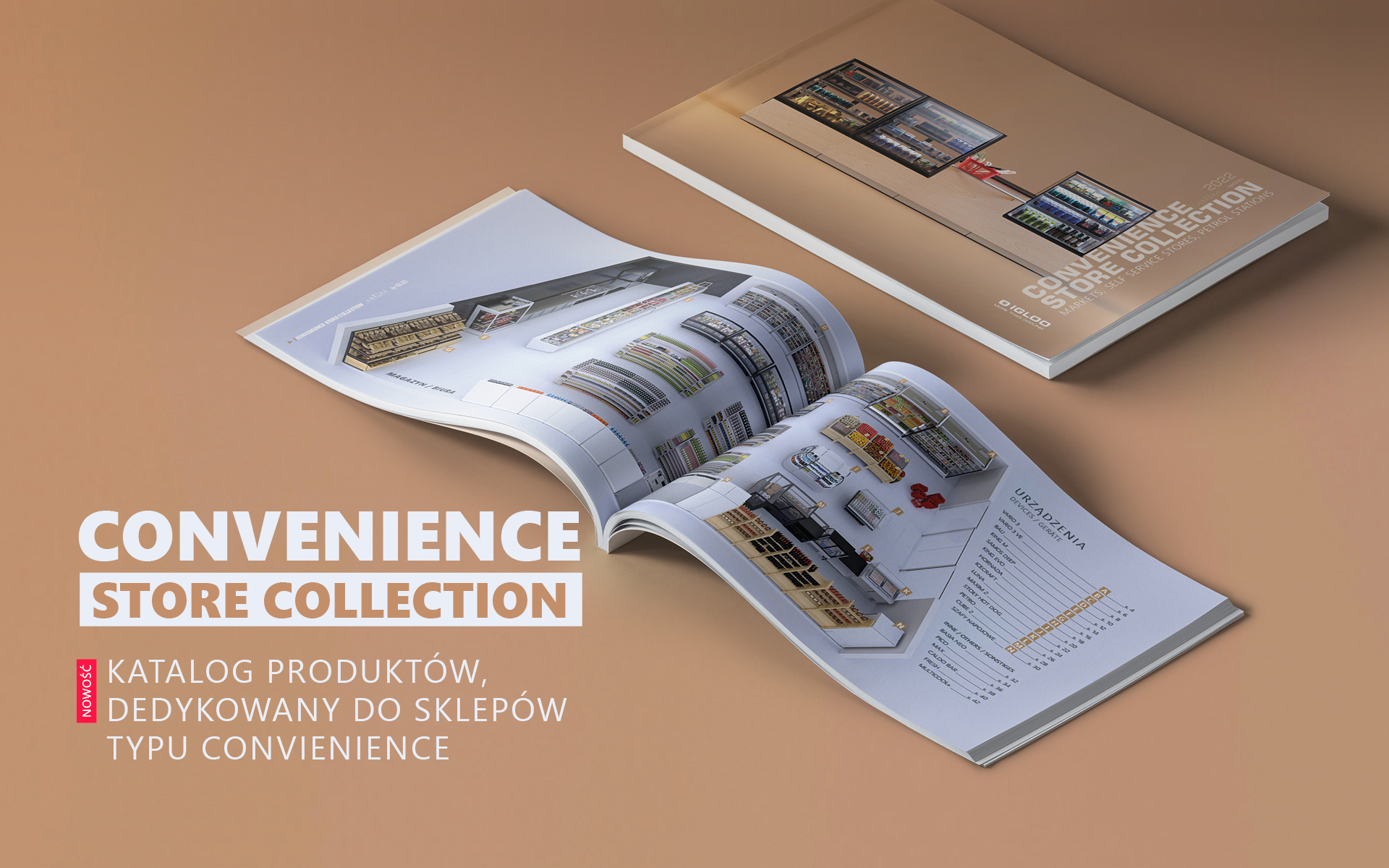 Nous présentons le dernier catalogue de produits, dédié aux magasins de CONVENIENCE.