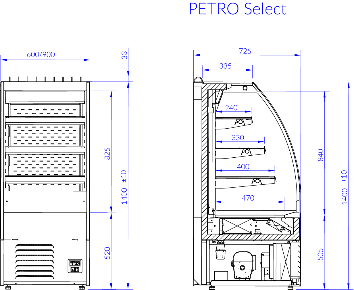Технический чертеж PETRO SELECT