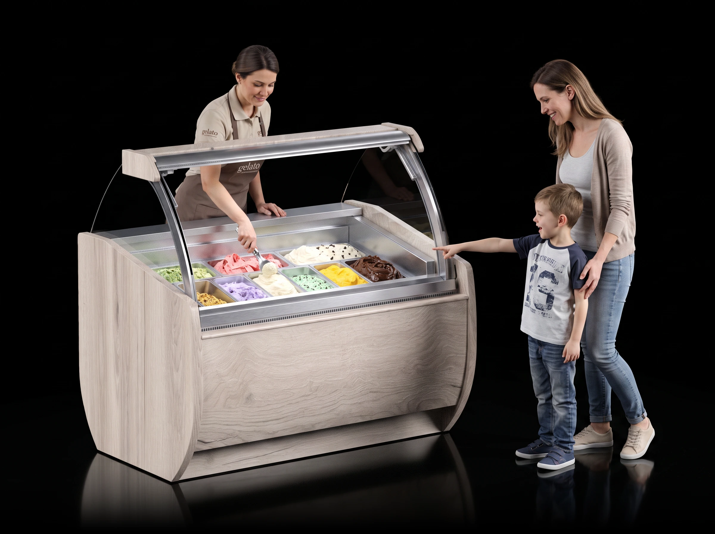 Witryna na lody
